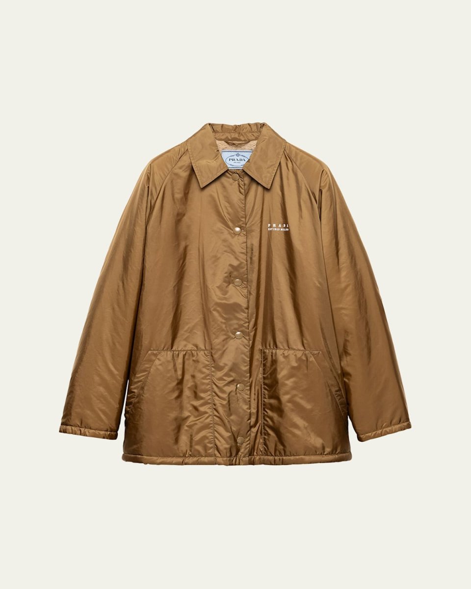 Fleece-Lined Re-Nylon Jacket